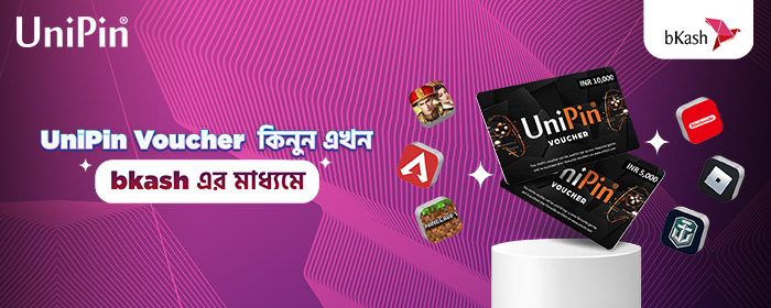 Buy UniPin Vouchers using BKash